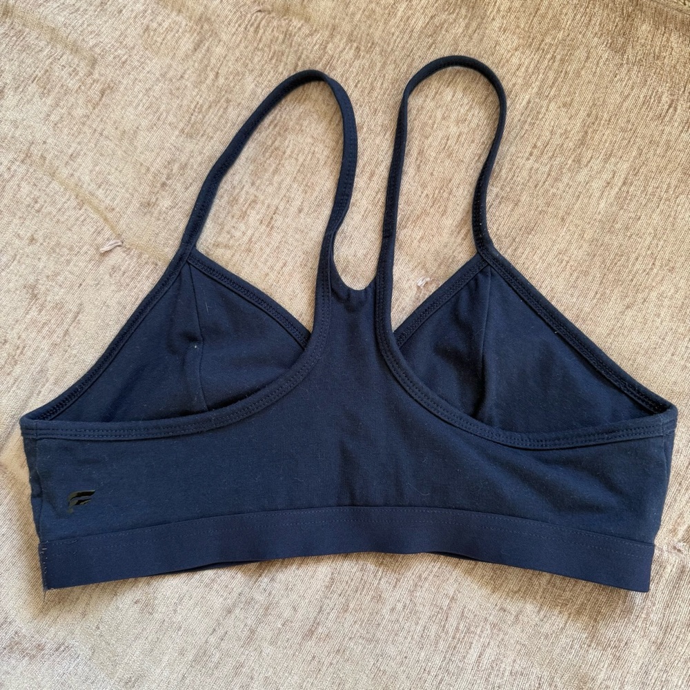 Fabletics- Live-In Racerback Bralette in Deep Blue - Picture 4 of 9